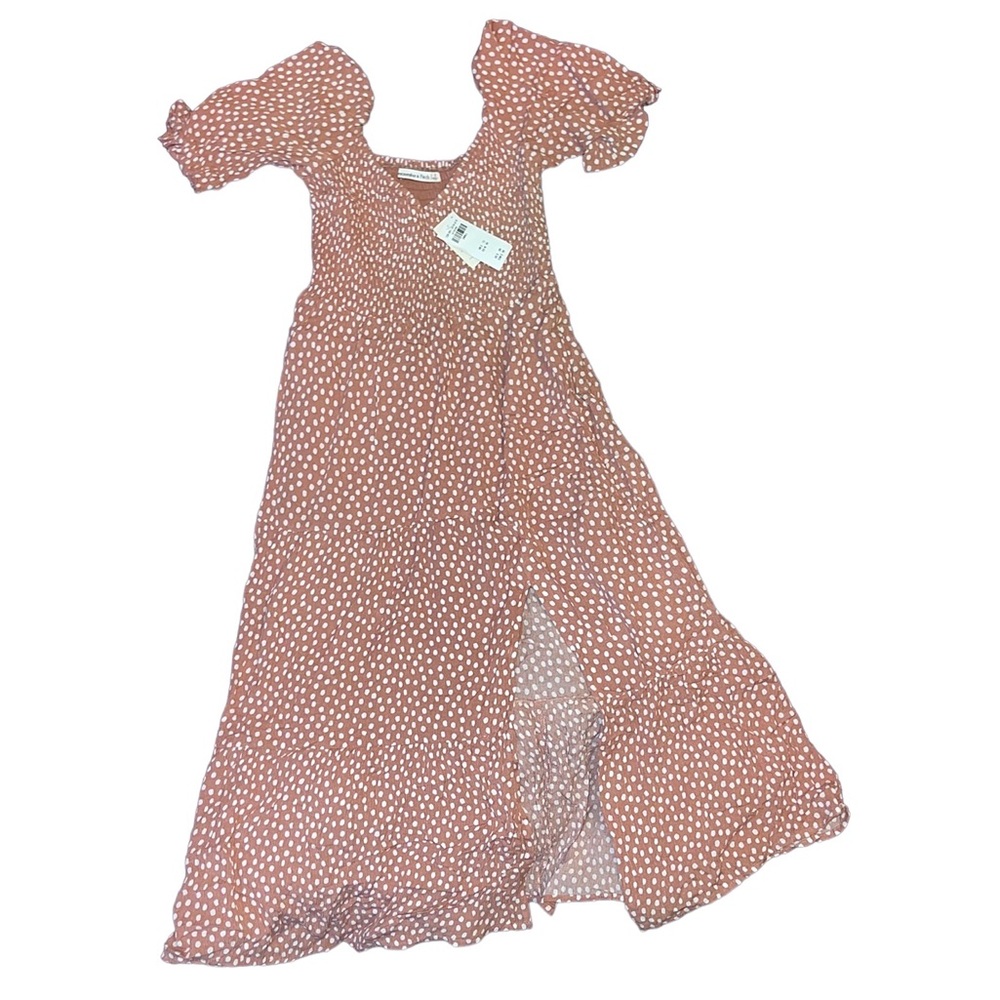Abercrombie Polka Dot Midi Dress